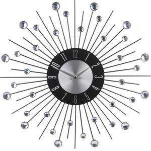 Wanduhr STONES Silber