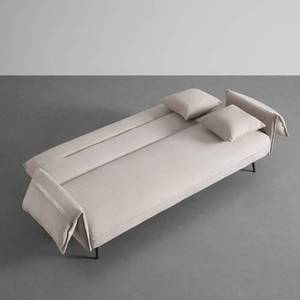 Schlafsofa LANA Beige - Holzwerkstoff - Textil - 199 x 89 x 95 cm