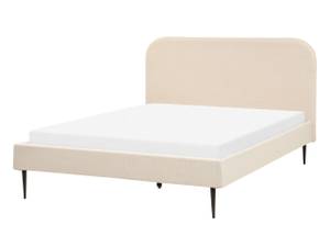 Doppelbett FLAYAT Beige - Schwarz - Creme - Breite: 153 cm