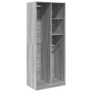 Kleiderschrank 298537-4 Hellgrau - Breite: 80 cm