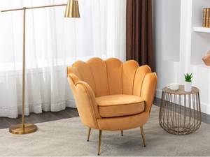 Fauteuil coquillage DANDELION Jaune