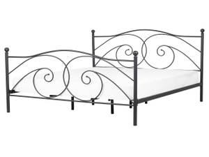 Lit double DINARD Noir - Largeur : 167 cm