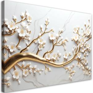 KUNSTDRUCK Golden Branch 1 90 x 60 cm