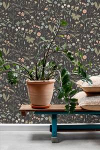 Tapete Feldblumen 7384 Anthrazit - 50 x 900 x 900 cm