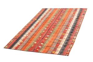 Teppich Jajim CLXXXVII Rot - Textil - 140 x 1 x 218 cm