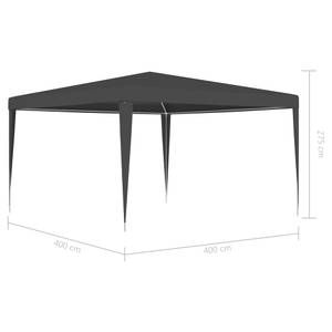 Partyzelt 3001654 Anthrazit - 400 x 275 x 400 cm