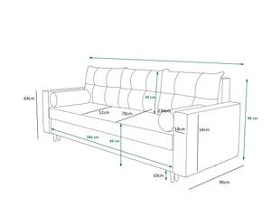 Sofa SKANI Schwarz