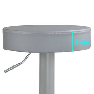 Tabouret de bar YO (Lot de 2) Gris