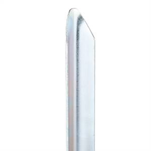 Rasendorn für Sonnenschirm Silber - Metall - 9 x 50 x 4 cm
