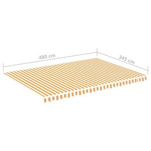 Tissu d'auvent de remplacement 3007858-4 Profondeur : 480 cm