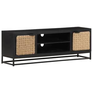 TV-Schrank D966 Schwarz - Massivholz - 30 x 40 x 120 cm