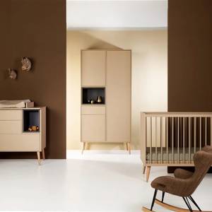 Kleiderschrank Cocoon Beige - Breite: 96 cm