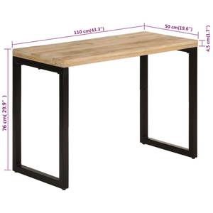 Table à manger 298464 Noir - Bois