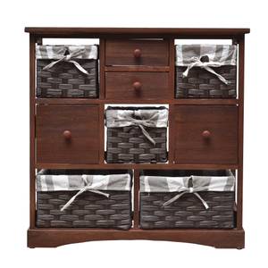 Armoire polyvalente Cicely Marron - Bois massif - 30 x 69 x 69 cm