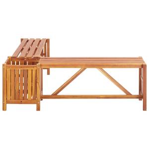 Banc de jardin 3007511-2 Marron - Bois massif - Bois/Imitation - 117 x 40 x 117 cm