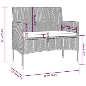 Garten-Lounge-Set (16-teilig) 3012364-2 Grau - Anzahl Teile im Set: 16