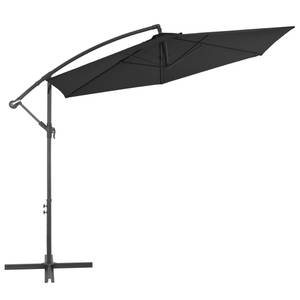 Parasol en porte-à-faux Noir