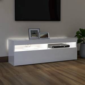 Meuble tv 3008756_3 Blanc brillant - Profondeur : 120 cm