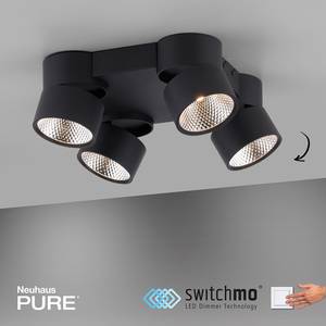 LED Deckenstrahler PURE-NOLA Schwarz - Metall - 41 x 16 x 41 cm