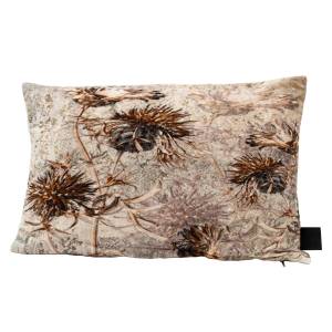 Coussin décoratif Lazzy Gris - Fibres naturelles - 10 x 40 x 60 cm