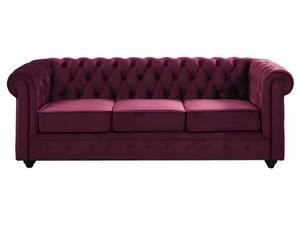 Ensemble canapé fauteuil  CHESTERFIELD Bordeaux