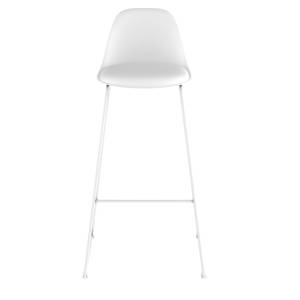 Tabouret de bar Leni (Lot de 2) Blanc