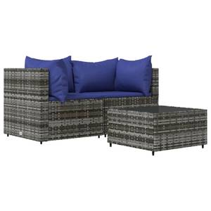 Garten-Lounge-Set 3029629-5 (3-teilig) Blau - Grau