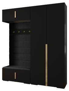 Garderobe Inova 1 Z18 Schwarz - Gold