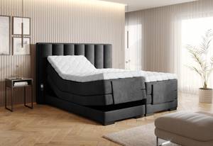 Box spring lit Theo Anthracite - 220 x 198 cm