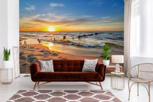 Vlies Fototapete Strand Meer Landschaft 416 x 254 cm