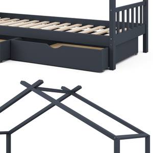 Lit enfant Design anthracite avec tiroir Anthracite