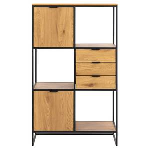 Regal Swindon Braun - Holz teilmassiv - 85 x 141 x 40 cm