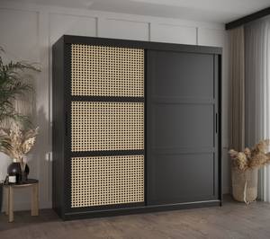 SCHWEBETÜRENSCHRANK PLECIONKA Breite: 180 cm - Schwarz