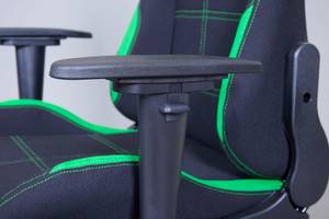 Chaise de jeu Gaming vert Noir - Vert - Textile - 69 x 125 x 50 cm