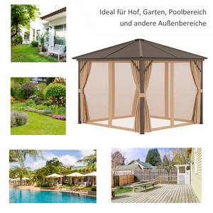 Gartenpavillon 84C-094V01 Metall - 298 x 260 x 298 cm