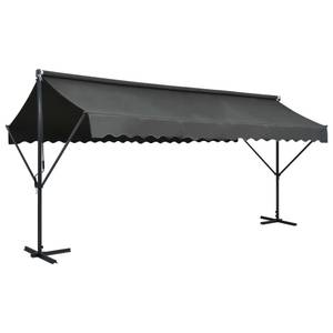 Auvent 3000211 Anthracite - Profondeur : 500 cm