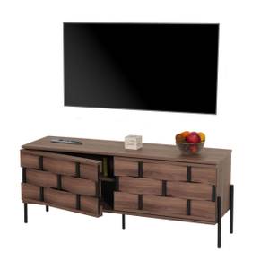 TV-Rack M44 Braun - Holzwerkstoff - 120 x 51 x 35 cm