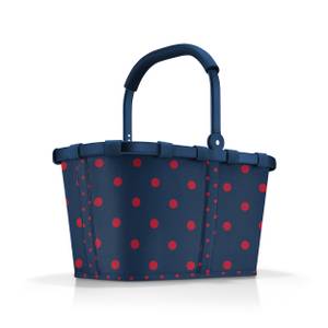 Einkaufskorb carrybag Frame Dots Red Kunststoff - 48 x 29 x 28 cm