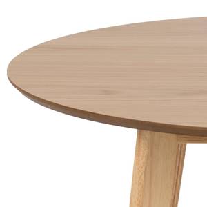 Table à manger Roxby Marron - En partie en bois massif - 105 x 76 x 105 cm