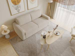 Schlafsofa BEVIS Beige - Textil - 96 x 88 x 198 cm