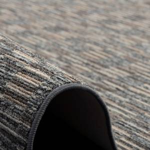 Streifenberber Teppich Modern Stripes Anthrazit - 133 x 133 cm