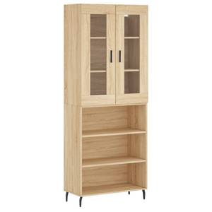 Highboard DE5736 Braun - Holzwerkstoff - 34 x 180 x 70 cm