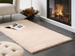 Tapis à poil long MIRPUR Beige - 80 x 150 cm