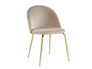 Chaise MELBOURNE Lot de 2 Beige - Lot de 2