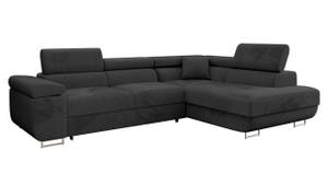 Ecksofa Torezio Schwarz - Ecke davorstehend rechts