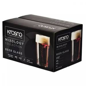 Krosno Mixology Nonic Biergläser (Set 6) Glas - 10 x 16 x 10 cm