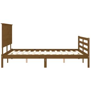 Bettgestell-K-16458 Braun - Holzwerkstoff - 156 x 83 x 206 cm