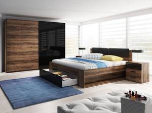 Schlafzimmer-Set GALAXY 4-teilig Braun - Holzwerkstoff - 220 x 210 x 205 cm