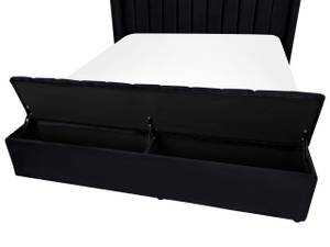 Doppelbett NOYERS Schwarz - Breite: 170 cm