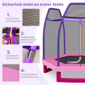 Gartentrampolin FI32275 Pink